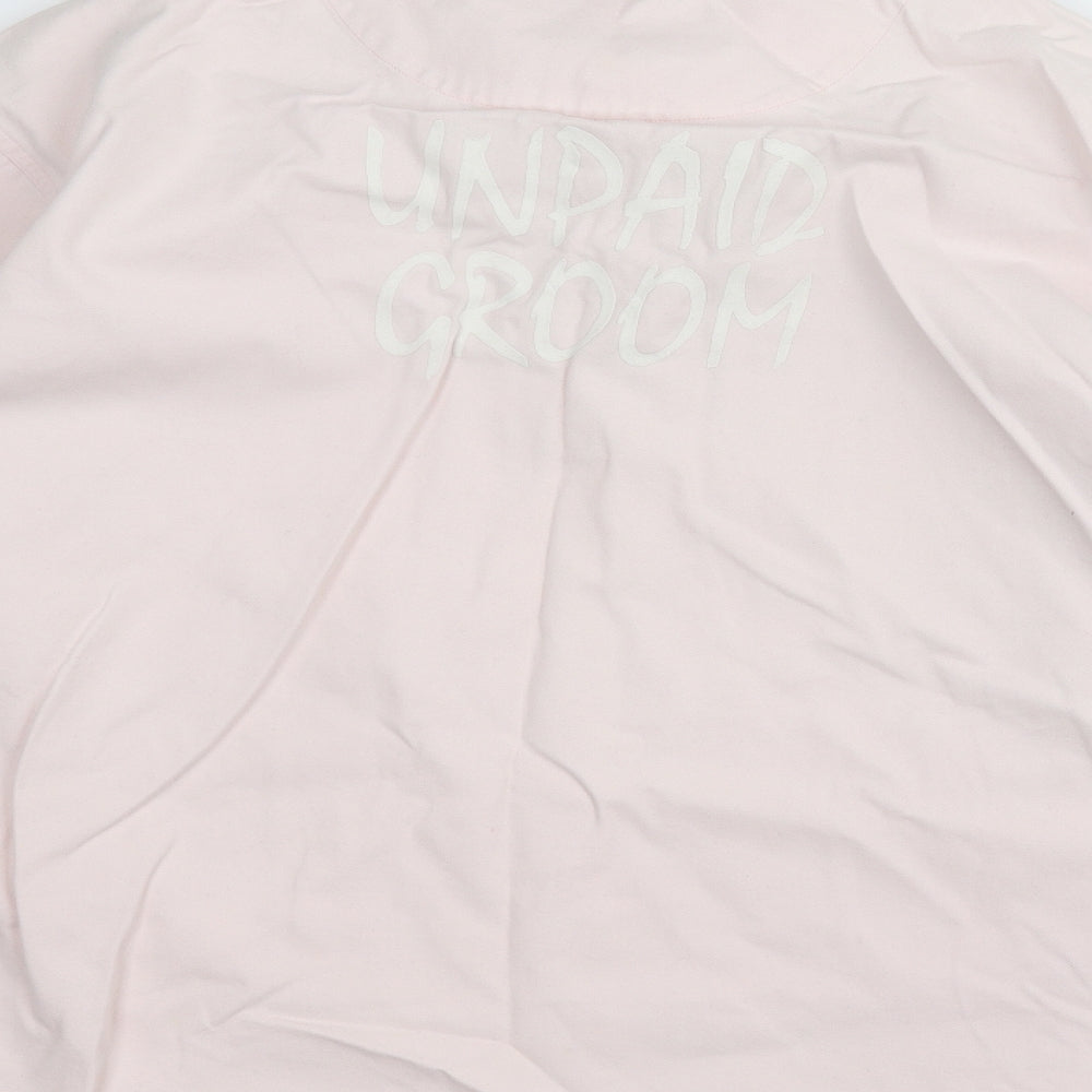 Front Row Mens Pink    Polo Size L