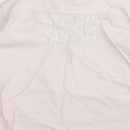 Front Row Mens Pink    Polo Size L