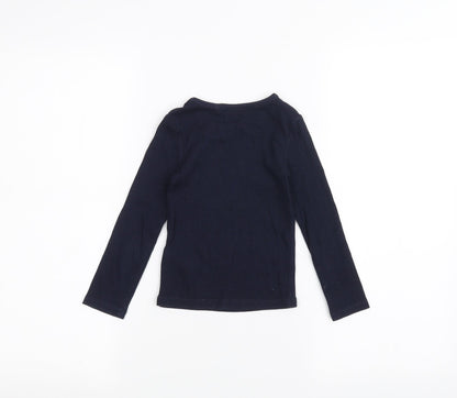 NEXT Girls Blue   Basic T-Shirt Size 3 Years
