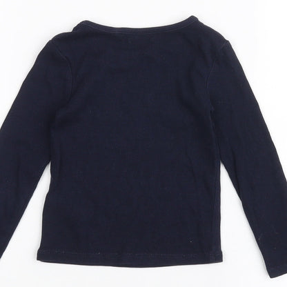 NEXT Girls Blue   Basic T-Shirt Size 3 Years
