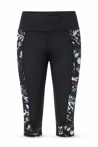 WorkOut Womens Black   Cropped Leggings Size XS L20 in