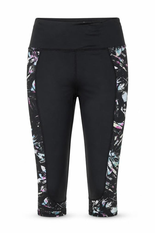 WorkOut Womens Black   Cropped Leggings Size XS L20 in