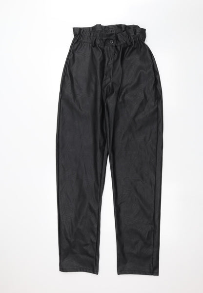 Boohoo Womens Black   Trousers  Size 10 L30 in