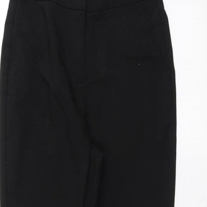 Papaya Womens Black   Trousers  Size 10 L25 in