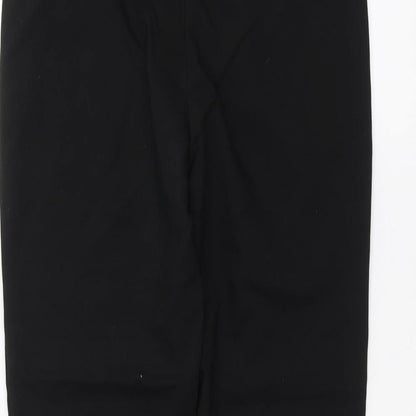 Papaya Womens Black   Trousers  Size 10 L25 in