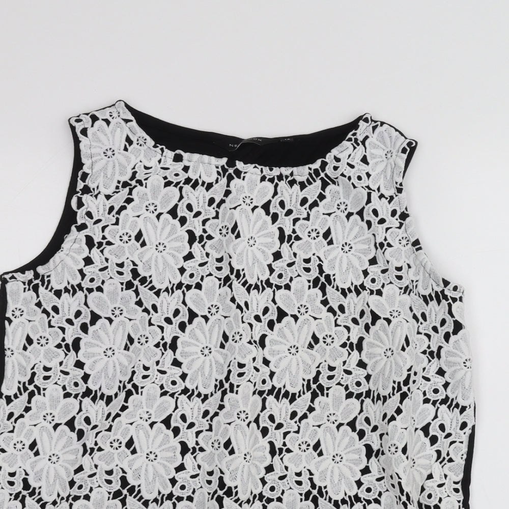 New Look Womens Black   Basic T-Shirt Size 12