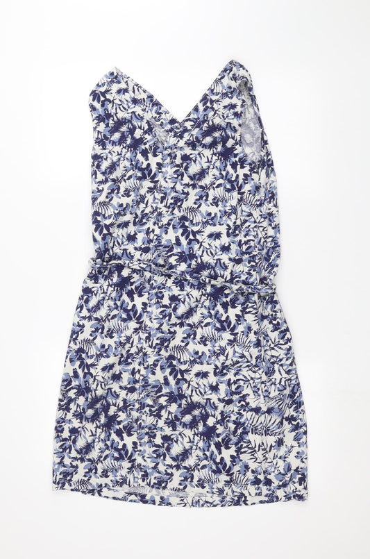 Papaya Womens White Floral  A-Line  Size 10