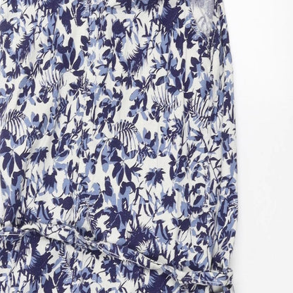 Papaya Womens White Floral  A-Line  Size 10