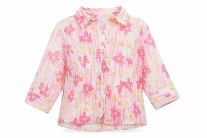 Womens UK Size L D&Co. White Basic Button-Up
