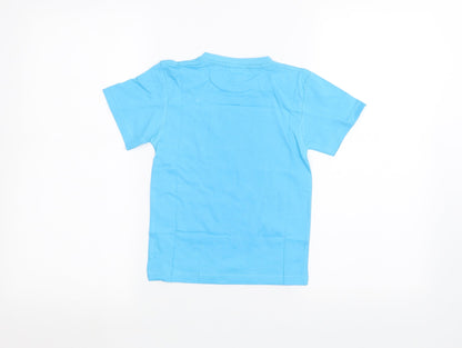JHK Boys Blue   Basic T-Shirt Size 3-4 Years  - Krakow