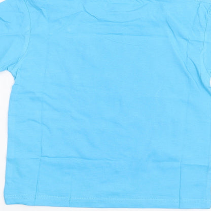 JHK Boys Blue   Basic T-Shirt Size 3-4 Years  - Krakow