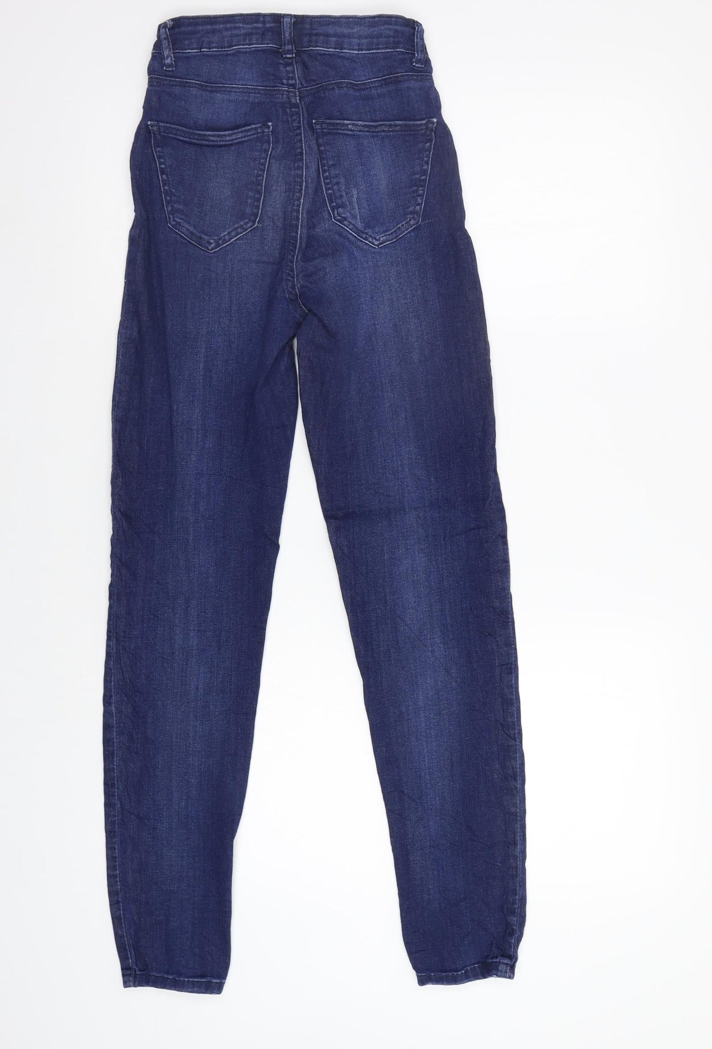 Womens UK Size 4 TALLY WEiJL Regular Fit Skinny Blue Jeans