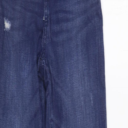 Womens UK Size 4 TALLY WEiJL Regular Fit Skinny Blue Jeans