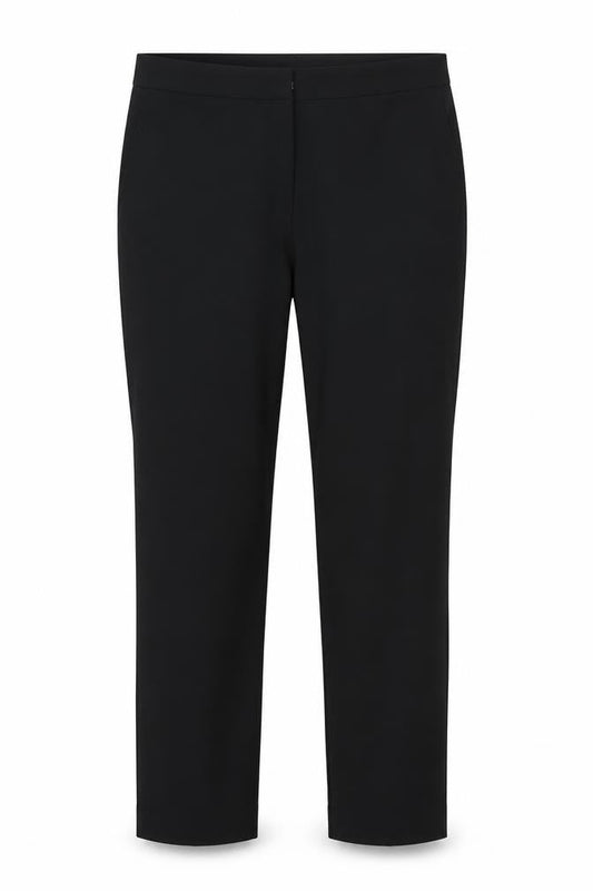 Womens UK Size 14 MNG Regular Fit Dress Pants Black Trousers