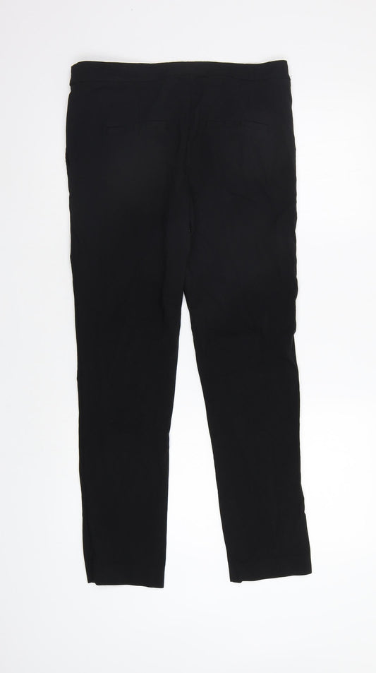 MNG Womens Black   Dress Pants Trousers Size 14 L28 in