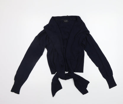 Womens UK Size M VILA Blue Cape Jumper