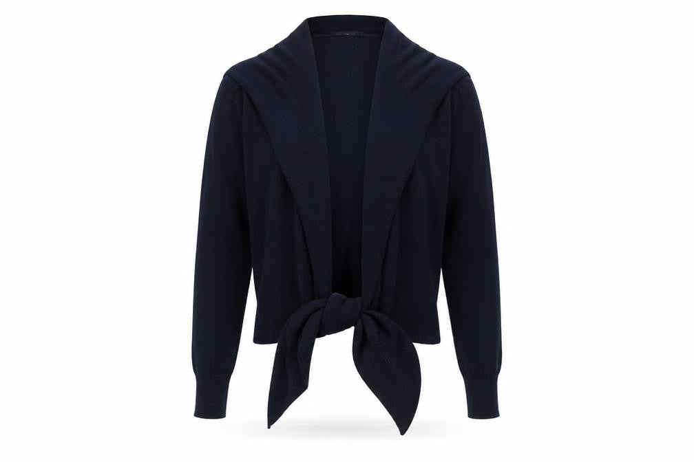 Womens UK Size M VILA Blue Cape Jumper