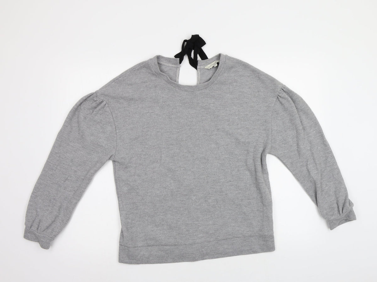 F&F Womens Grey   Pullover Sweatshirt Size 8