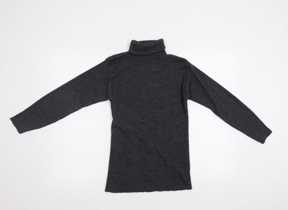 Womens UK Size S Preworn Grey Pullover Jumper