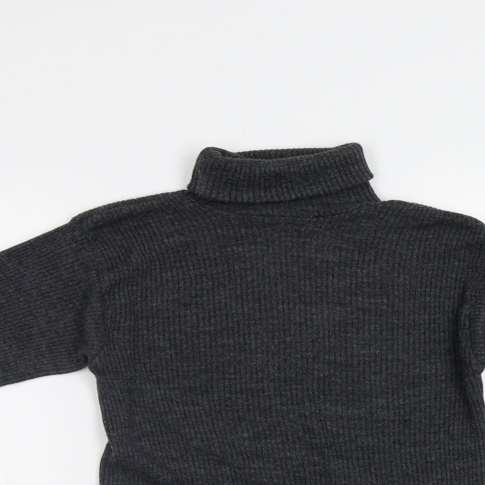 Womens UK Size S Preworn Grey Pullover Jumper