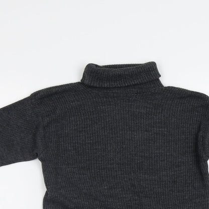 Womens UK Size S Preworn Grey Pullover Jumper
