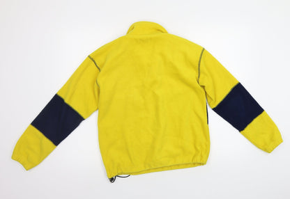WPS Womens Yellow Striped  Pullover Sweatshirt Size M