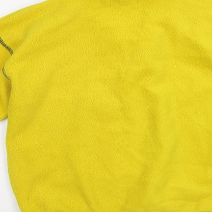 WPS Womens Yellow Striped  Pullover Sweatshirt Size M