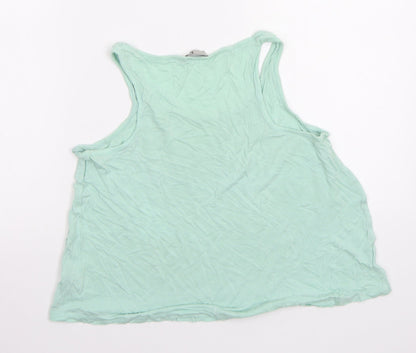 Womens UK Size 8 TU Green Basic Tank