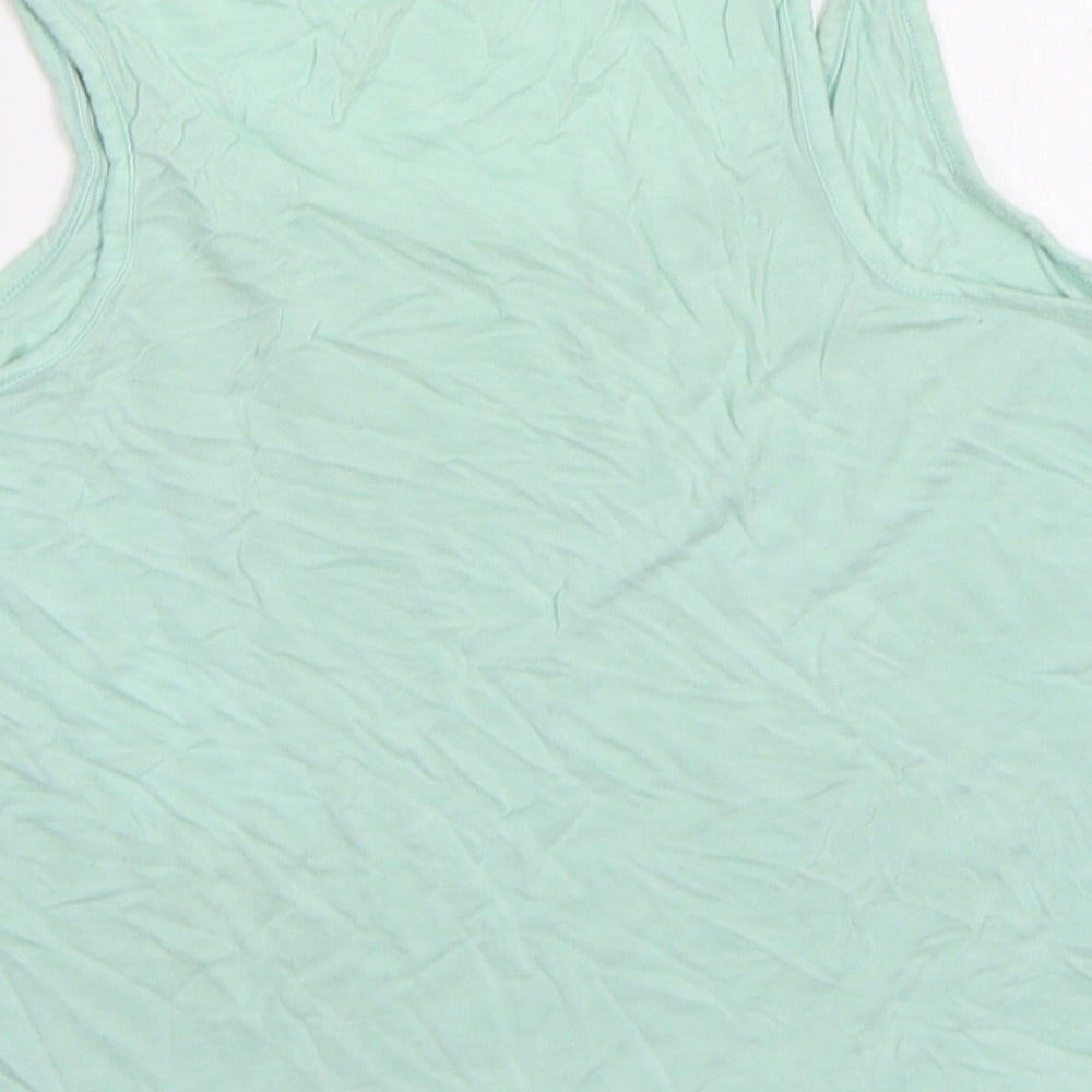 Womens UK Size 8 TU Green Basic Tank