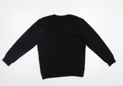 George Boys Black   Pullover Sweatshirt Size 9-10 Years