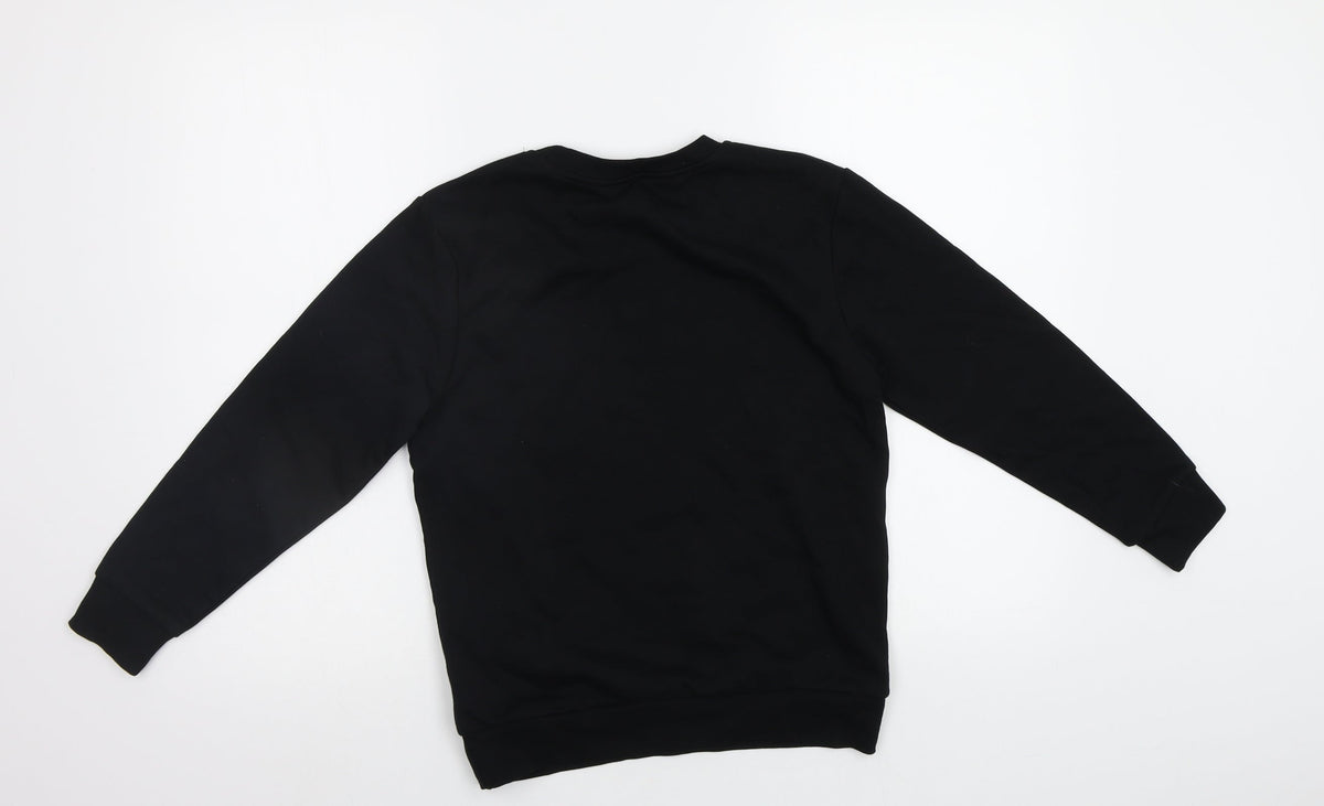 George Boys Black   Pullover Sweatshirt Size 9-10 Years