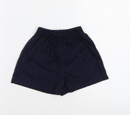 George Boys Blue Striped  Sweat Shorts Size 3-4 Years