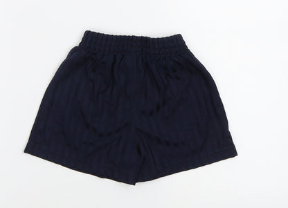George Boys Blue Striped  Sweat Shorts Size 3-4 Years