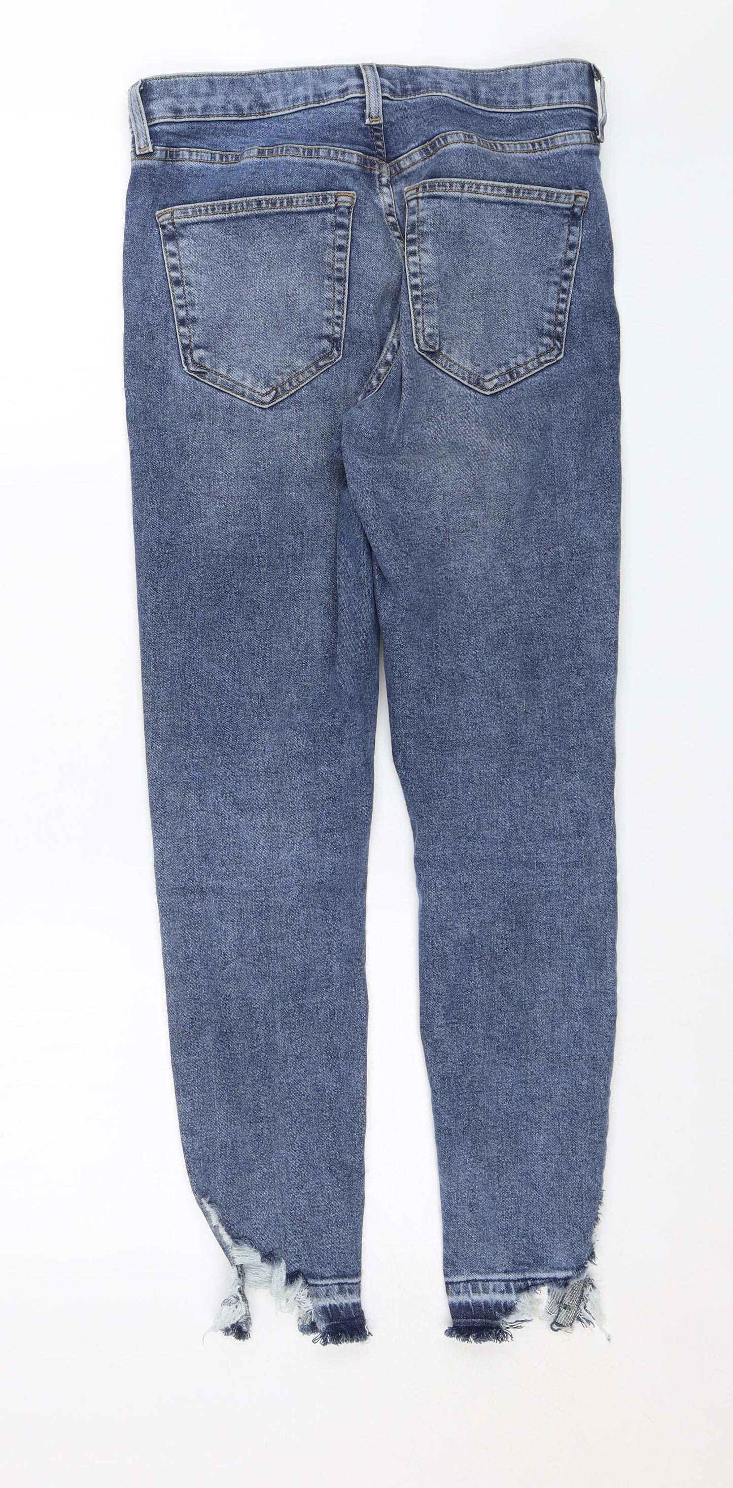 Topshop Womens Blue   Skinny Jeans Size 28 in L26 in