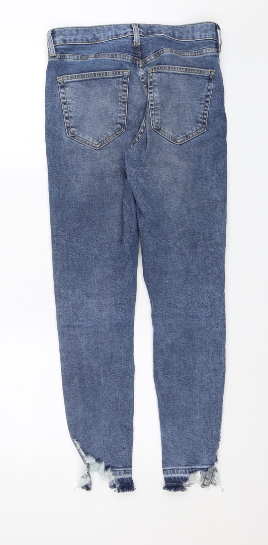 Topshop Womens Blue   Skinny Jeans Size 28 in L26 in