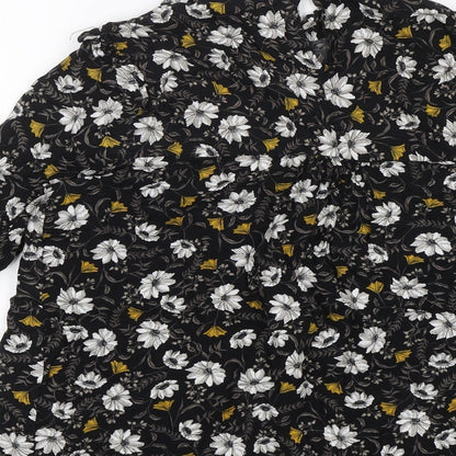 Womens UK Size 8 Atmosphere Black Basic Blouse