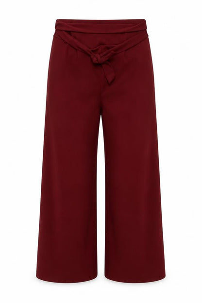 Womens UK Size 37 in Femme Luxe Regular Fit  Red Trousers