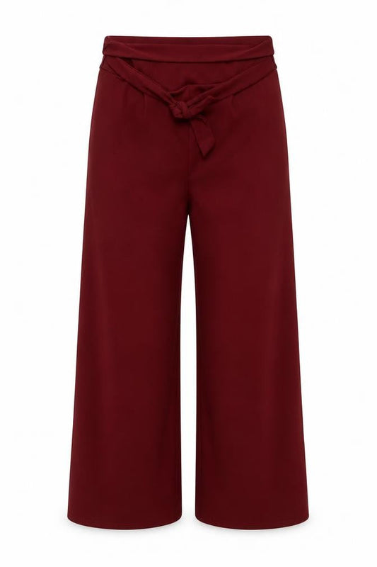 Womens UK Size 37 in Femme Luxe Regular Fit  Red Trousers