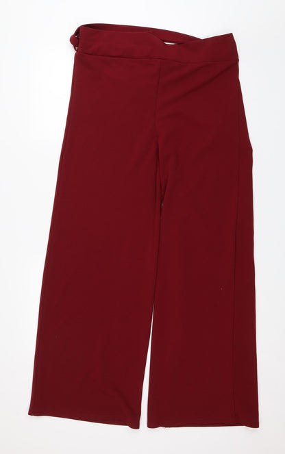 Femme Luxe Womens Red   Trousers  Size 37 in L29 in