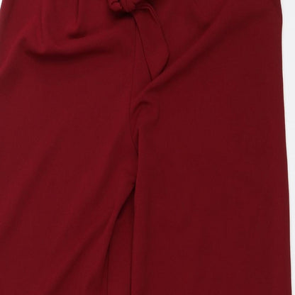 Femme Luxe Womens Red   Trousers  Size 37 in L29 in