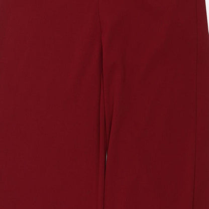 Femme Luxe Womens Red   Trousers  Size 37 in L29 in