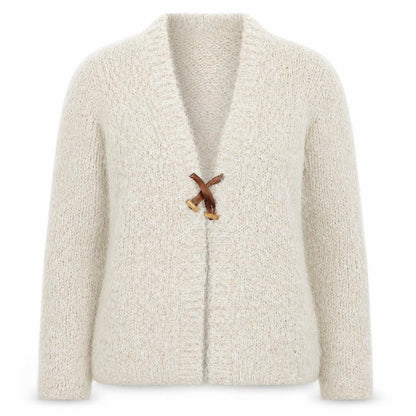 Womens UK Size S David Emanuel Beige Cardigan Jumper