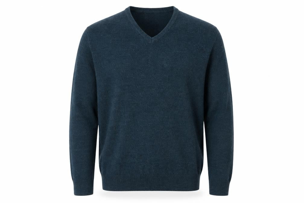 Mens UK Size M F&F Blue Pullover Jumper