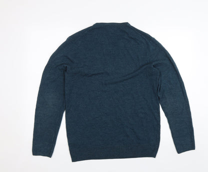 F&F Mens Blue   Pullover Jumper Size M