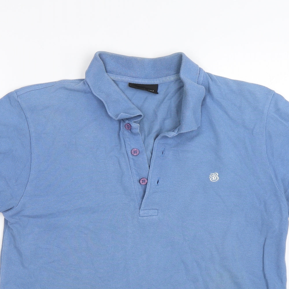 Burton Mens Blue    Polo Size S