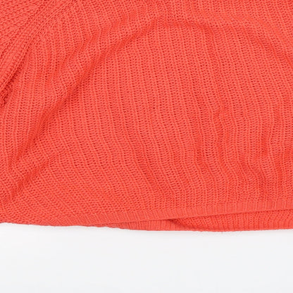 Primark Womens Orange   Pullover Jumper Size S