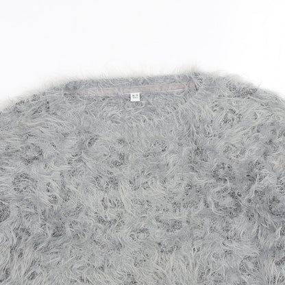 M&S Girls Grey   Pullover Jumper Size 8-9 Years