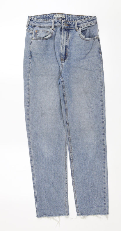 Denim Co. Womens Blue   Straight Jeans Size 10 L26 in