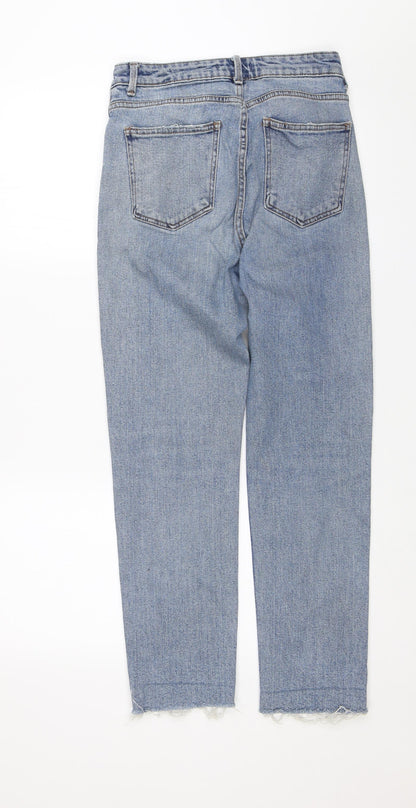 Denim Co. Womens Blue   Straight Jeans Size 10 L26 in