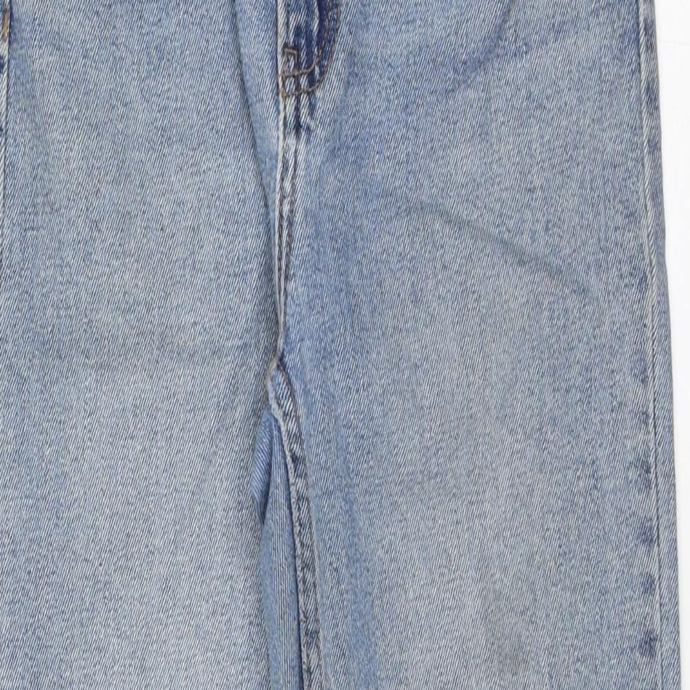 Denim Co. Womens Blue   Straight Jeans Size 10 L26 in